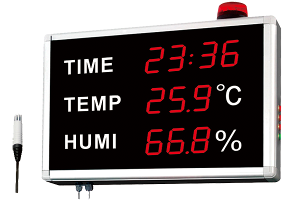 High Accuracy Digital Thermometer Hygrometer Long Visual Distance Alarm