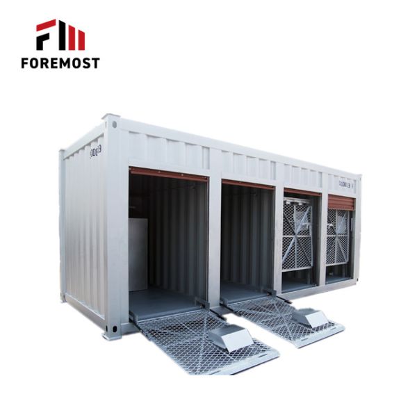 20ft Storage Shipping Container / Roller Shutter Door Movable Self Storage Container Prefab Houses Container House