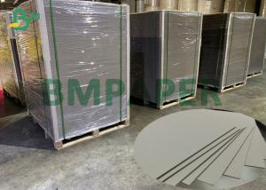 Quality 3mm Recyclable Light Gray Paper Board Toughness Strong Grey Cardboard In Sheet for sale