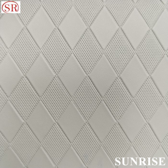Fashionable Customized Waterproof Scratch Resistant Embossed Pattern Car Mat Material Roll Car Carpet Luxury Interior Material