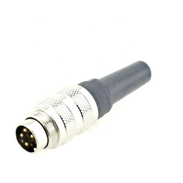 Ip67 12 Pole Plug To Socket M16 Miniature Cable Assemblies Straight Pin Molded Plug