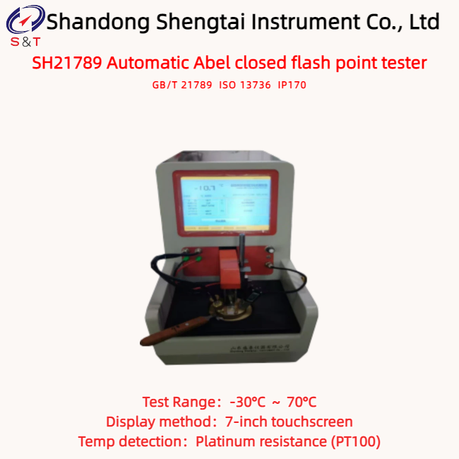 Automatic Abel Closed Cup Flash Point Analyzer -30°C ~ 70°C Heating Rate 1℃/Min ISO 13736