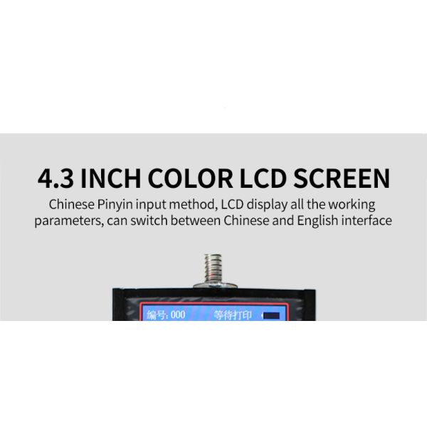 60MM Cij Large Character Ink-jet Printer And Quick Dry Ink Handheld Inkjet Printing Machine