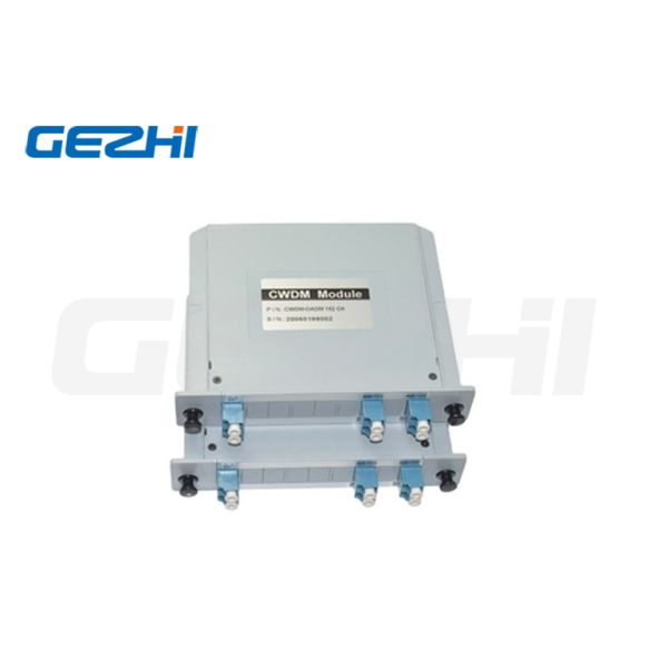 CWDM Optical Add-Drop Multiplexer device showing compact design and connector interfaces