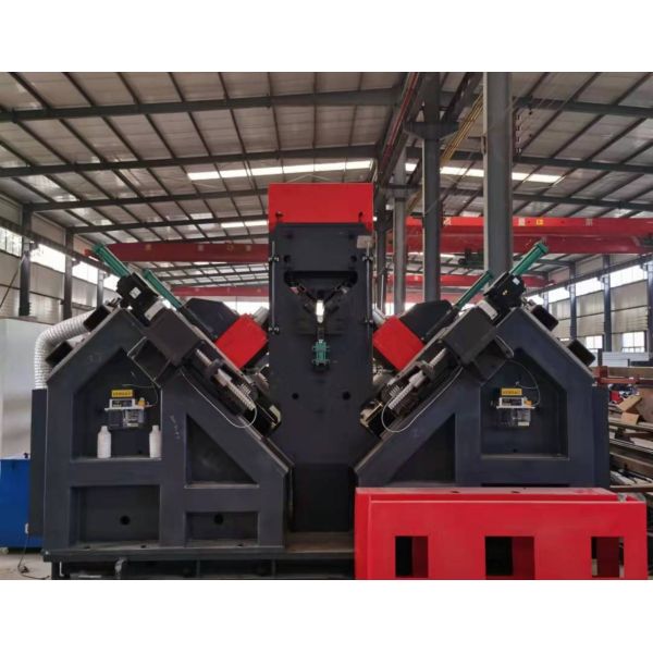 Model ADM3635 Cnc Angle Drilling Marking Machine Line 100×100×10~360×360×35 Angle Size