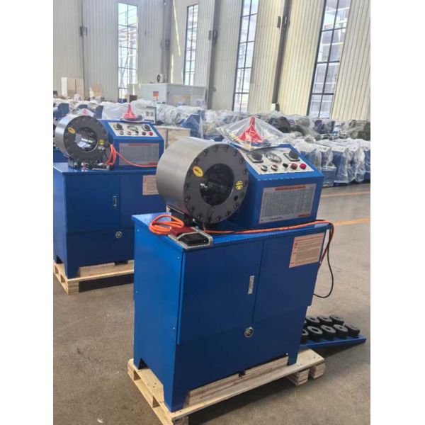 6-51mm Dual Functionality Hydraulic Hose Crimping Machine with Robust Construction and Hose Skiving Capability
