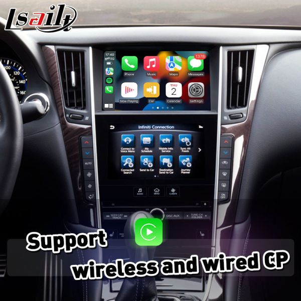 Lsailt CP + AA OEM Integration Carplay Interface for 2021-Present Infiniti Q50 Q60 Q60S Q50S