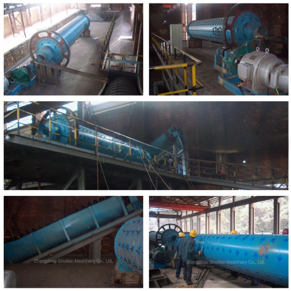 Small Continuous Ball Grinding Mill Including Pinion Based on Different Model