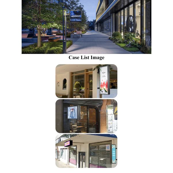 Store Sign Moving LED Screen Double Sided Waterproof Outdoor