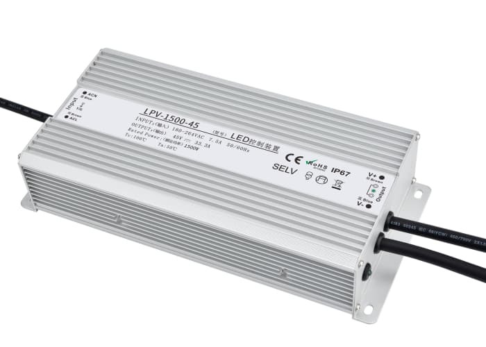 Wide Voltage IP67 Waterproof Switching Power Supply Constant Voltage Compact Size 1000W 24V36V48V LED Driver