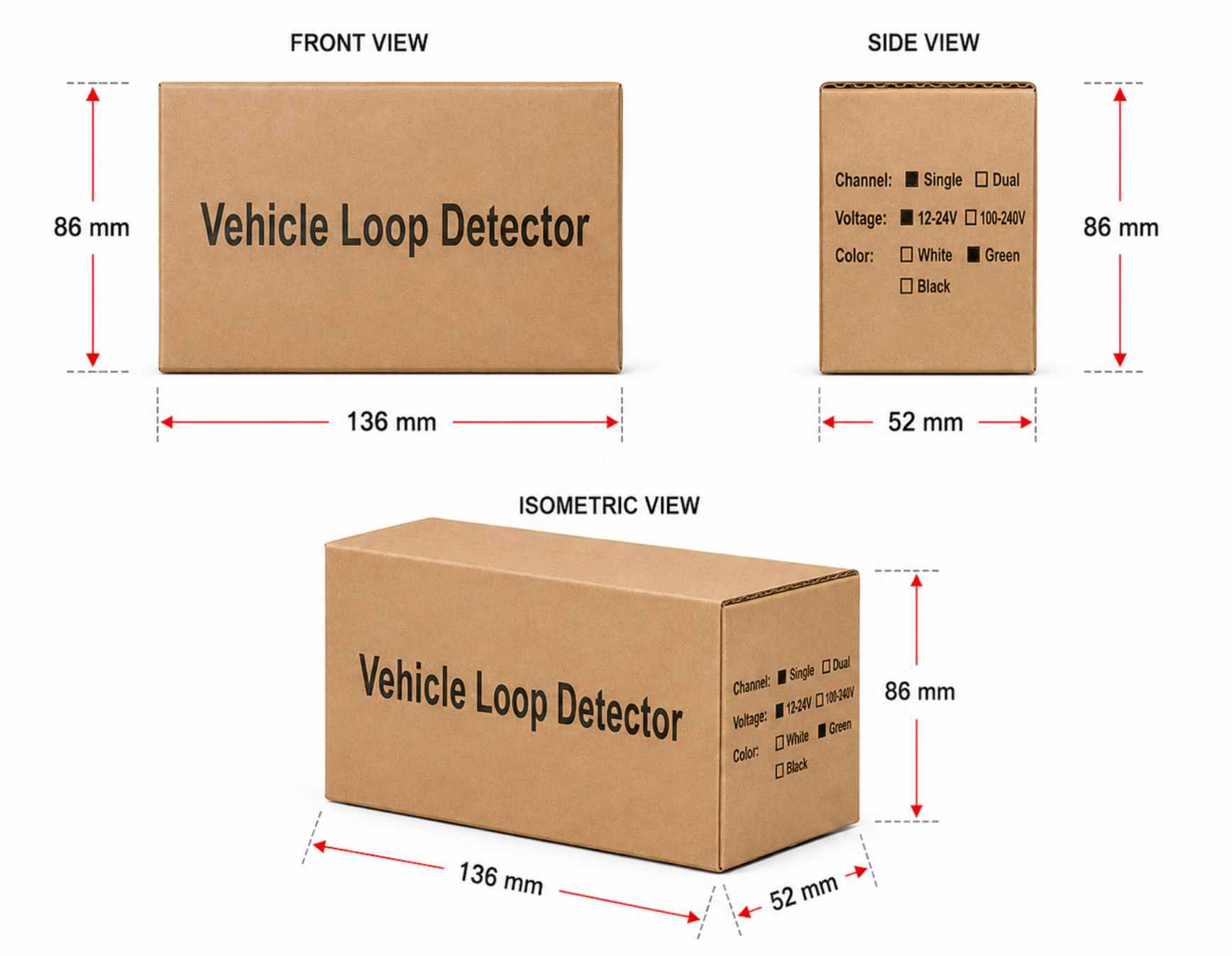 JUTAI Dual Channel Loop Detector LD-200 LD-202