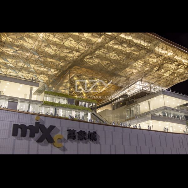 1/100 Guangzhou MixC Mall Section Model Acrylic, ABS Material Architectural Design Models