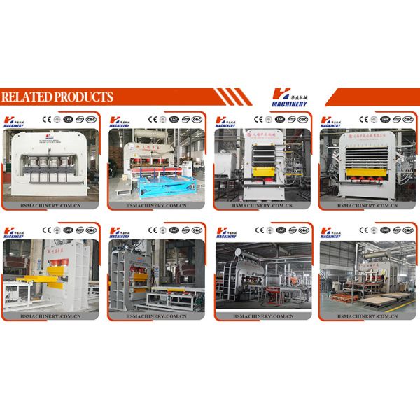 Easy Operation Woodworking Laminate Hot Press Machine For Floor