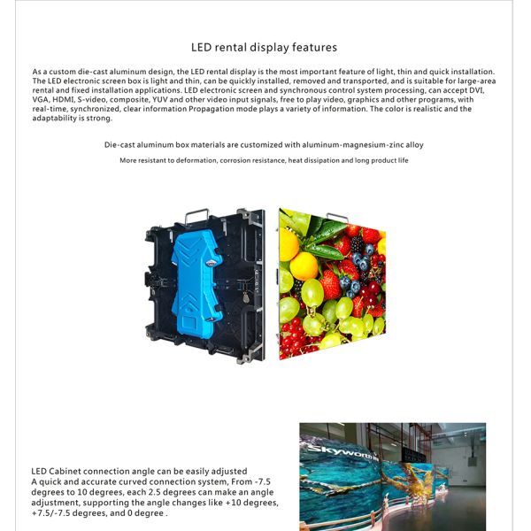 RGB Led Stage Backdrop Screen P2.976 P3.91 Led Display