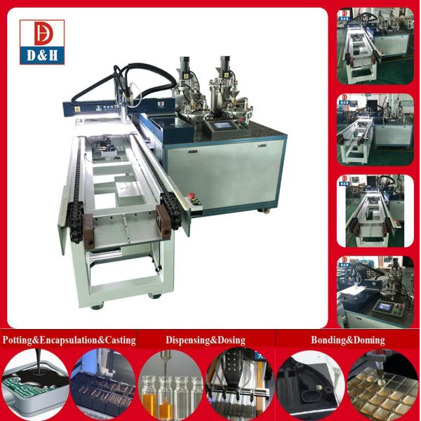 automatic polymer resin machine ab dosing adhesive system for potting electronic