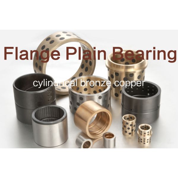 Graphite Plugged Bronze Bushing Oilless Bushes Flat Plain