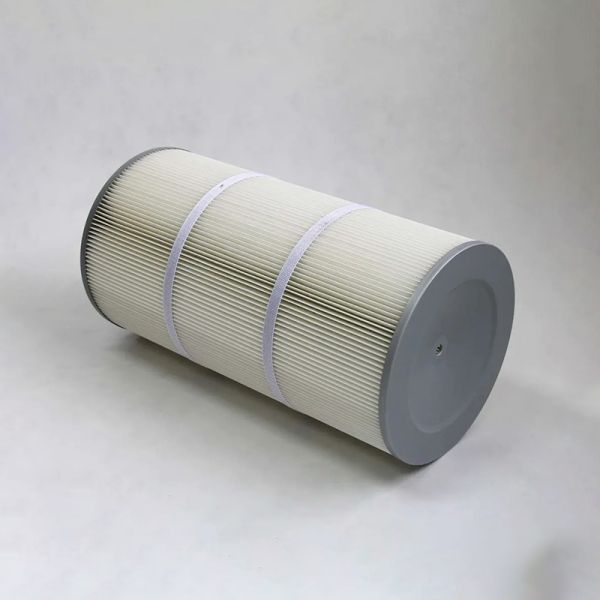 Industrial Dust Collector Filter Cartridge 1UM Filter Grade 95% Efficiency