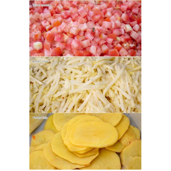 1000KG/H Large fruit and vegetable dicing machine Aloe dicing machine potato strawberry dicing machine