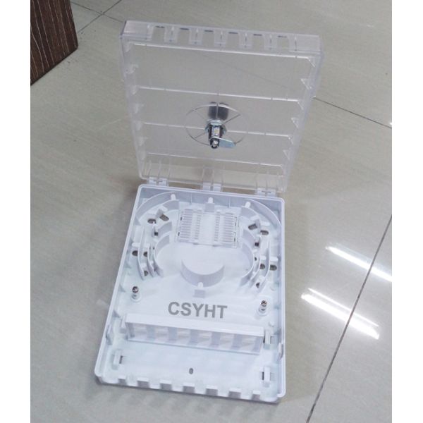 Indoor 24FO Fiber Optic Cable Junction Box Two Modules For Splicing And Splitter