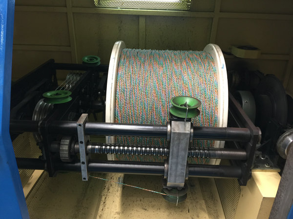 Frame single twist buncher machine Max Outer Dia 25mm , 500rpm