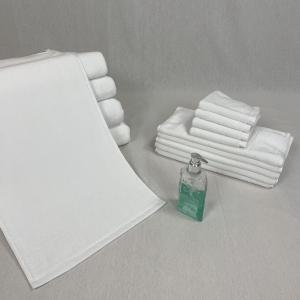 Quality 34x75cm White Cotton Face Towel for sale