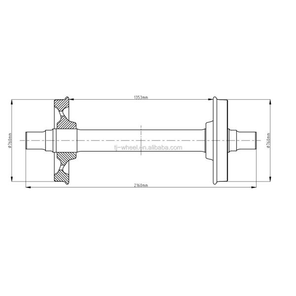 AAR Forging Rear Axle
