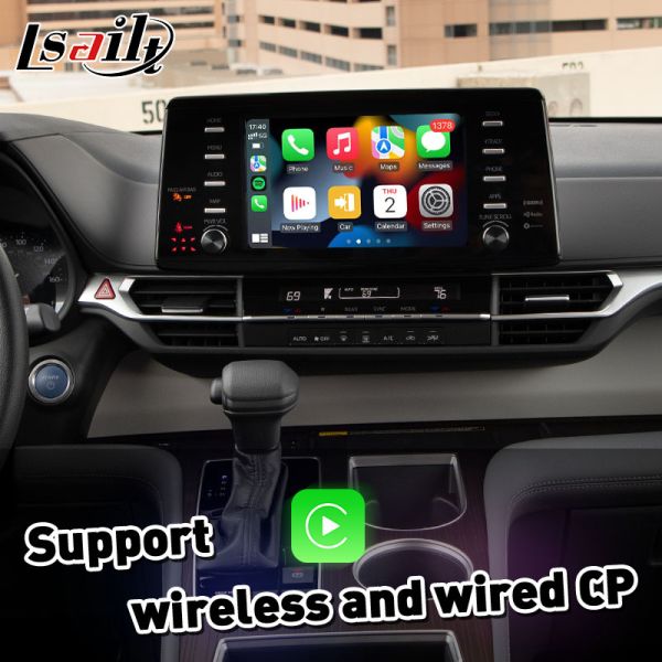 Lsailt Wireless Android Auto Carplay Interface for 2021-Present Toyota Sienna LE XLE XSE