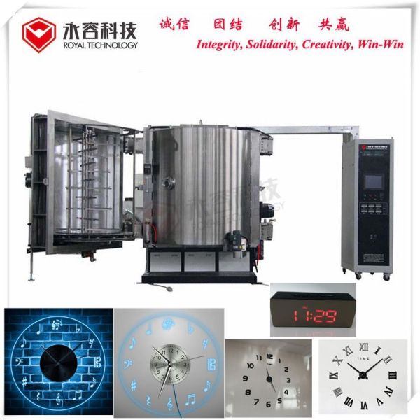 3d Structure Clocks Thermal Evaporation Equipment Vacuum Deposition Highly Reflective