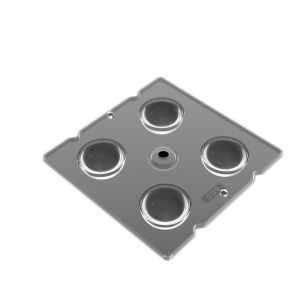 Quality SGS Transparent MLA Micro Lens Array Spherical Shape 90 Degree for sale