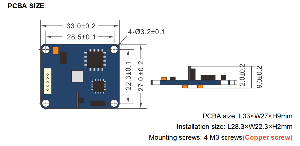 Digital Compass Sensor with 0.8° Heading Accuracy and RS232/RS485/TTL Output for Navigation Systems