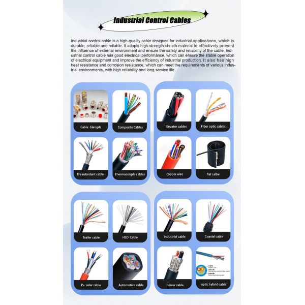 Optical Flexible Flat Cable for Power Distribution Box in Construction Applications
