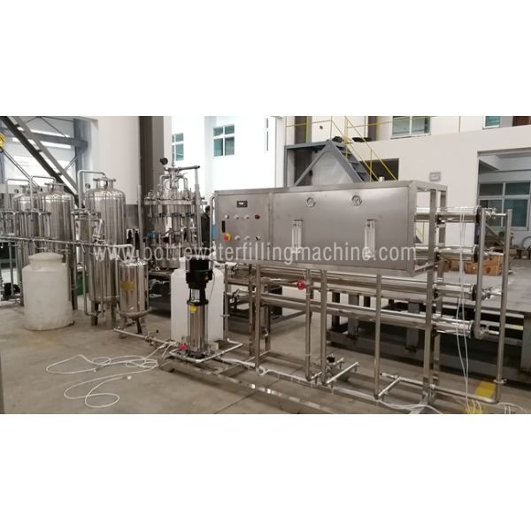 Large Capacity Water Purification Machine , Small Scale Bottle Filling Machine