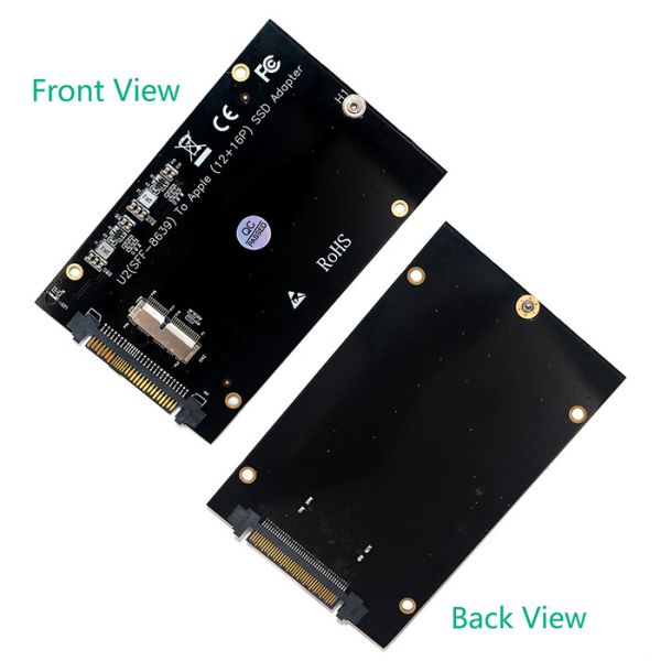 SSD To SFF-8639 PCIe Adapter Card 3.5" HDD For MacBook Air Pro Retina