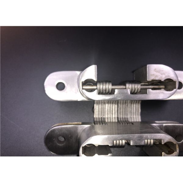25x118x18mm Adjustable SOSS Type Hinges / Silver 180 Degree Hidden Hinge