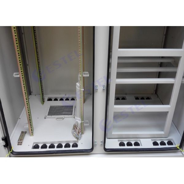 IP55 1800mm Width Outdoor Weatherproof Cabinets For Electronics