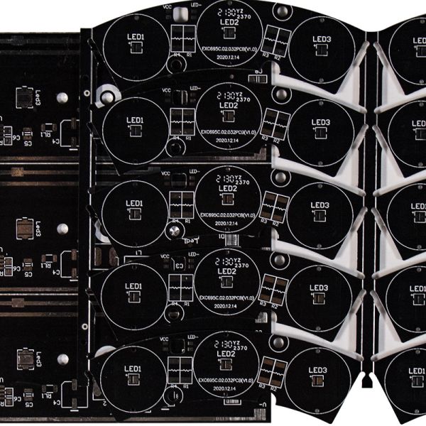 Halogen Free Fr4 PCB Printed LED Circuit Board Assembly Services
