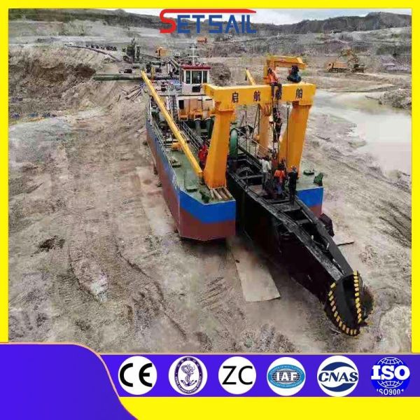 Customization Crown Cutter Head Cutter Suction Dredging Machinery with Underwater Pump