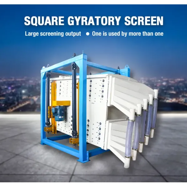 Coca Seeds Square Swing Screen Concrete Vibrating Screen Sifter