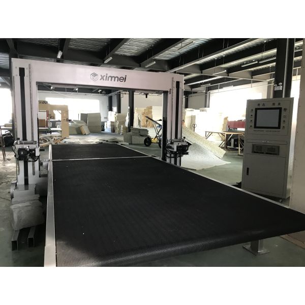 Automatic Oscillating Blade Pu 3D Shapes Cnc Machine For Foam Cutting