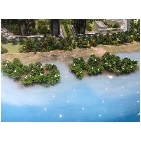 Coastal Landscape Architectural Models 1:100 Architecture Model Accurate