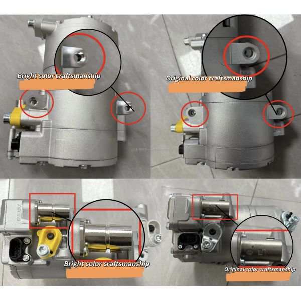 Remanufactured 12V EV Car AC Compressor with Customizable Plug Technology and Hole Position Process for Mercedes-Benz