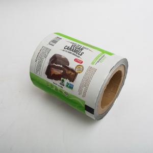 Quality 250mm 1.8oz PE Food Wrap Plastic Printed Laminated Packaging Film Roll for sale