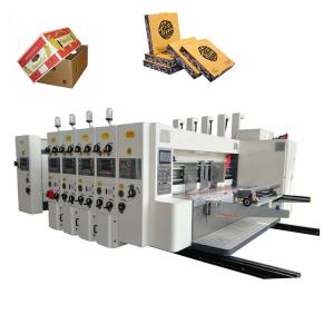 Quality Flexo 1-6colors Corrugated Box Printing Machine Automatic high speed pizza shipping box making machine for sale