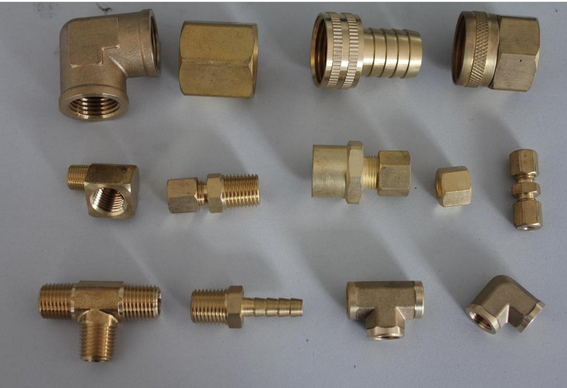 Brass fittings, containing no lead, environment-friendly