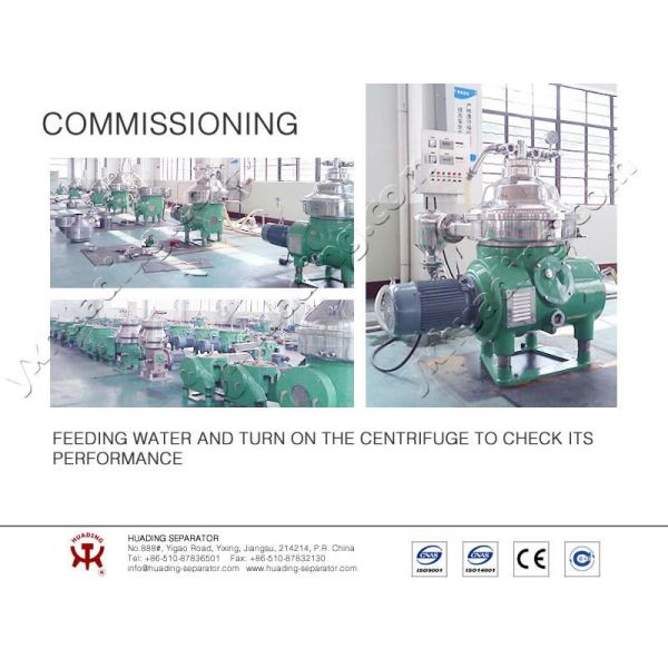 Food Grade Disc Oil Separator For MCC (Microcrystalline Cellulose) Separation