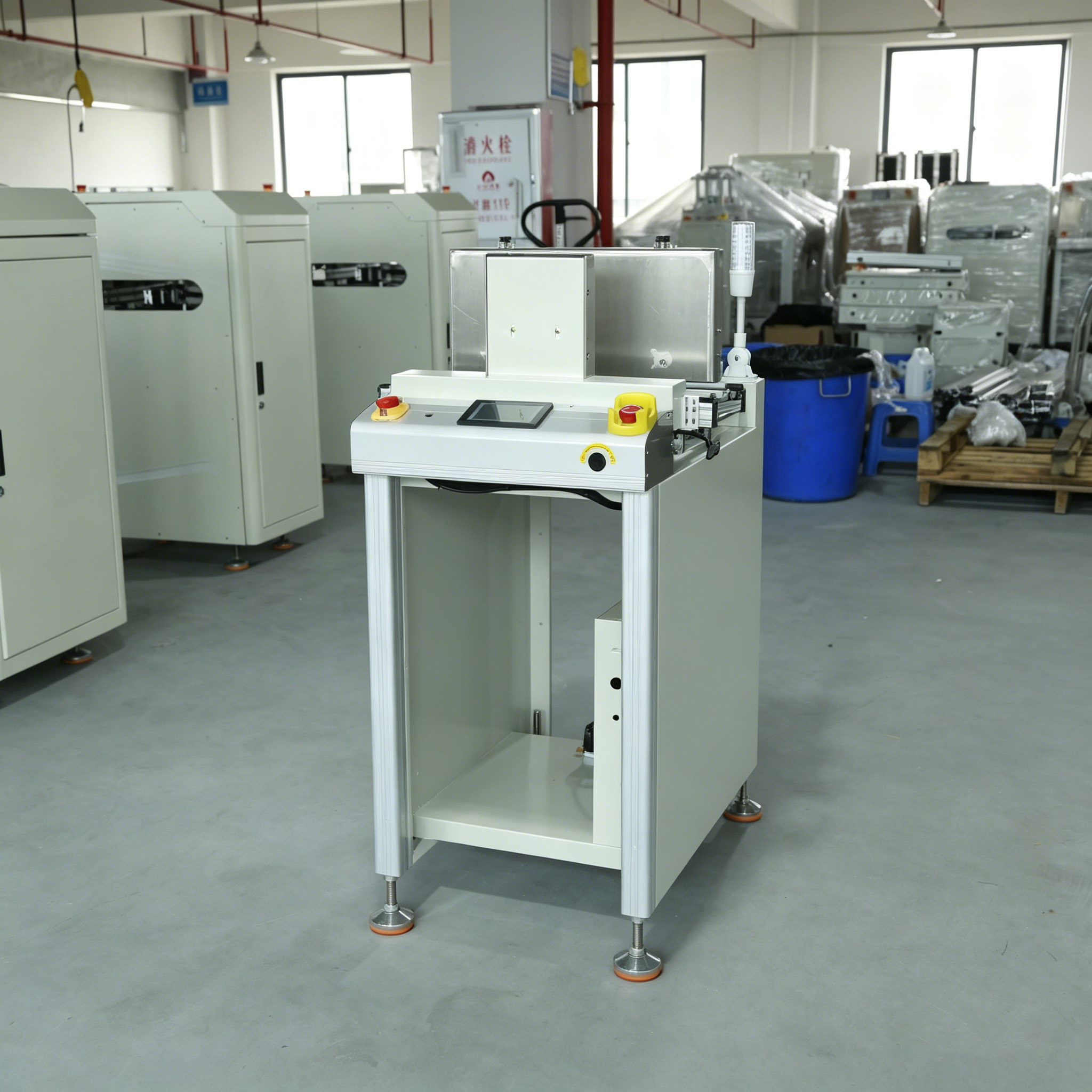 Automatic Stack PCB Destacker Matching SMT Solder Paste Printing Machine