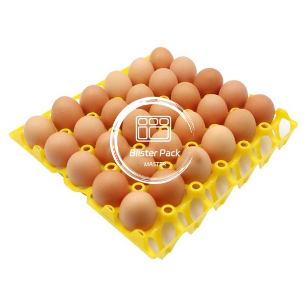 30 Egg Blister Tray Colorful Plastic Crate Durable Thermoformed Plastic Trays For Chicken Farm