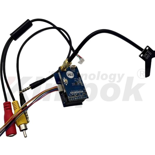 8CH FPV VTX Wireless Video Module with 7-36V DC Input and 5V/0.5A Output for Stable Drone Video Transmission