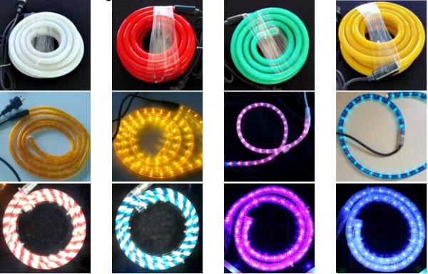 Top quality 2 wires 110/220V LED rope light Christmas decorative lighting outdoor festive lighting supplier best price
