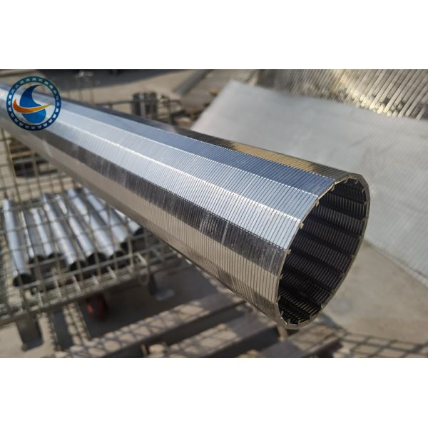 60um Slot Od 75mm Wedge Wire Screen Pipe Pure Circle